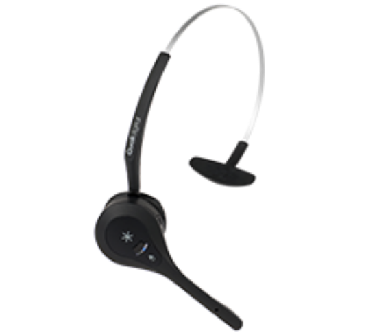 Imagem de Auricular Wireless com suporte de cabeça, microfone e bateria