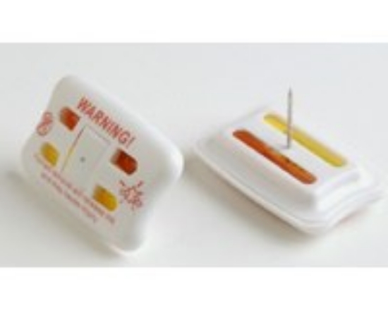 Imagem de Pino plástico com tinta. Liberta a tinta em caso de quebra do plástico. 45x28mm.