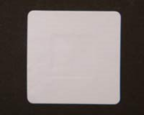 Imagem de Etiqueta autocolante desactivável, branca