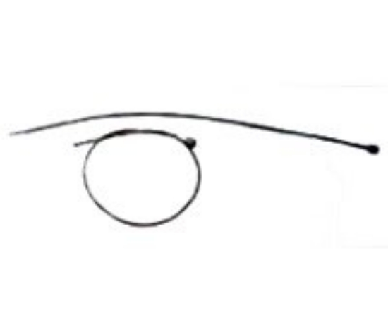 Imagem de Cordão nú em arame de aço. Comprimento 175mm.