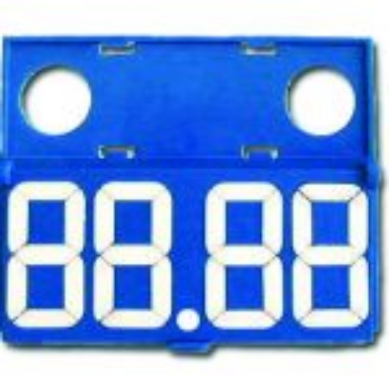 Picture of Preçário com fundo Azul Números a Branco