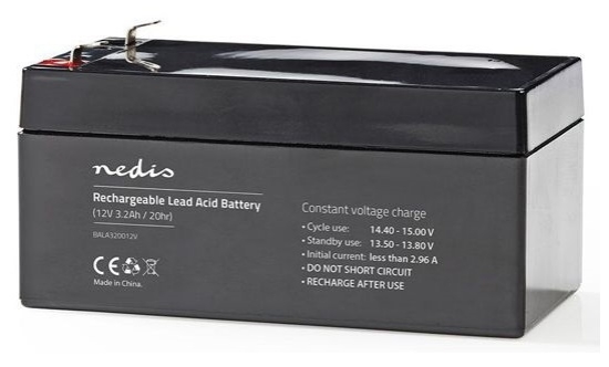 Imagem de Bateria chumbo-ácido 12V 3.2A