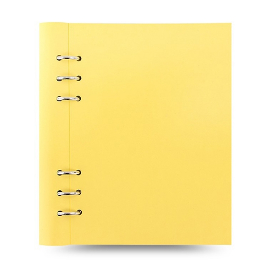 Imagem de BLOCO NOTAS FILOFAX CLIPBOOK RECARREGÁVEL A5 AMARELO PASTEL (145000)