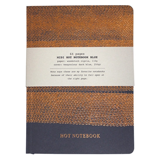 Imagem de BLOCO DE NOTAS PAPETTE MIDI HOT COPPER A5 AZUL