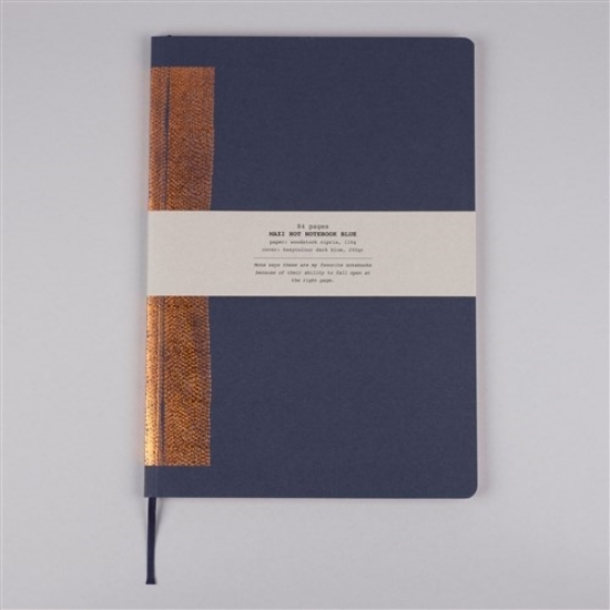 Imagem de BLOCO NOTAS PAPETTE MAXI HOT COPPER A4 AZUL