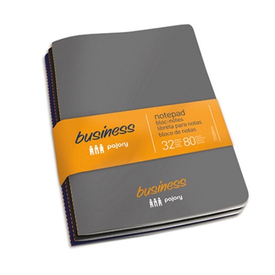 Imagem de BLISTER COM 3 BLOCOS DE NOTAS PAJORY "BUSINESS" 32F 137X200MM PAUTADO