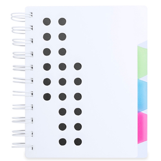 Imagem de BLOCO DE NOTAS A6 116FOLHAS COM SEPARADORES BUCEF (4833)