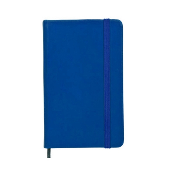 Picture of BLOCO DE NOTAS CAPA DURA E ELÁSTICO 100FOLHAS 95X145MM AZUL
