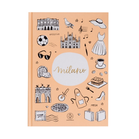 Imagem de BLOCO NOTAS LOVELY STREETS SKETCH THE WORLD "MILÃO"