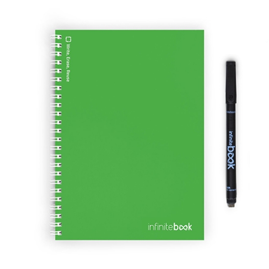 Imagem de KIT CADERNO INFINITEBOOK A5 VERDE LISO