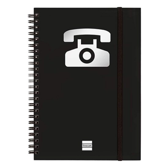 Imagem de LISTA TELEFONICA FINOCAM A5 M142 PRETA (8510660)