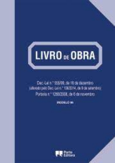 Imagem de LIVRO DE OBRAS A4 96F PORTO EDITORA MOD.96 (86096)