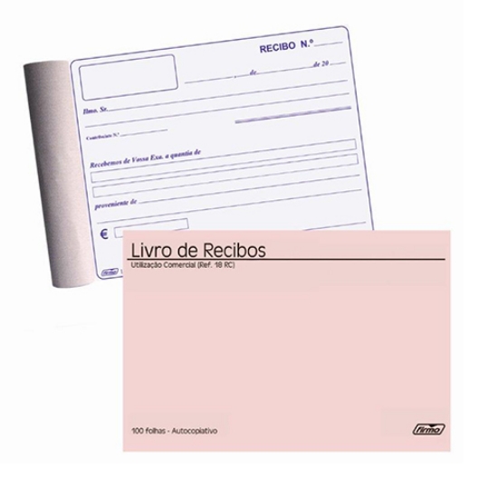 Imagem de LIVRO DE RECIBOS COMERCIAIS 100X100 AUTOCOPIATIVO 18RC