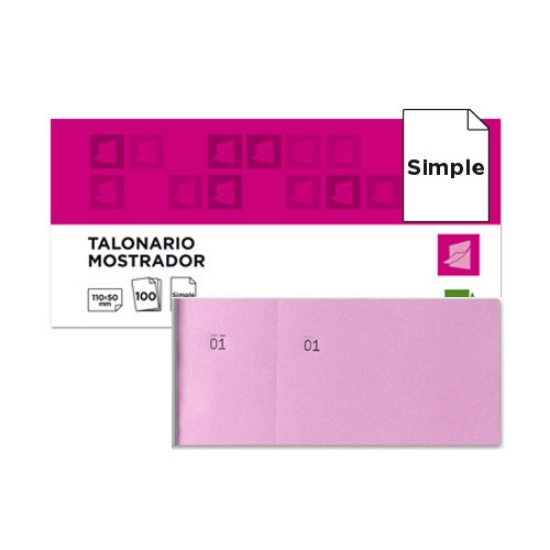 Imagem de LIVRO TALONÁRIO/RIFAS MOSTRADOR LDP 6/4 ROSA (21852)