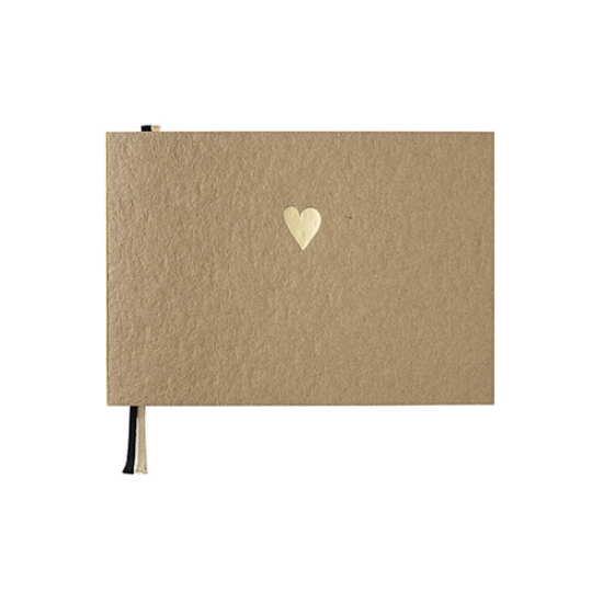 Imagem de LIVRO DIÁRIO PAPETTE BOOX A5 50F COLADO KRAFT CORAÇÃO