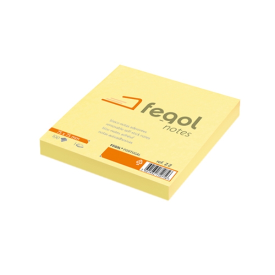 Picture of BLOCO DE NOTAS ADERENTES FEGOL NOTES ZIG-ZAG 75X75 100FOLHAS