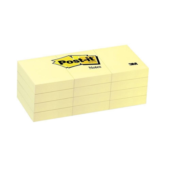 Imagem de BLOCO NOTAS ADERENTES POST-IT 38X51MM 653 AMARELO 100 FOLHAS