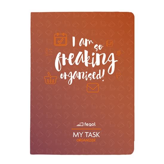 Imagem de BLOCO DE NOTAS ADERENTES FEGOL NOTES "MY TASK ORGANIZER" 16X11CM