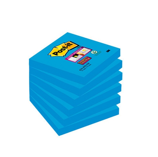 Picture of BLOCO DE NOTAS ADERENTES POST-IT 76X76 654-6SS-EB AZUL