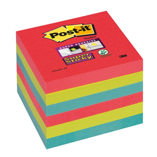 Imagem de BLOCO DE NOTAS ADERENTES POST-IT 76X76 654-6SS-JP