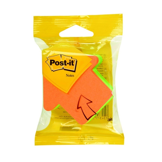 Imagem de CUBO BLOCO DE NOTAS ADERENTES POST-IT 2007A NEON SETA 225FOLHAS