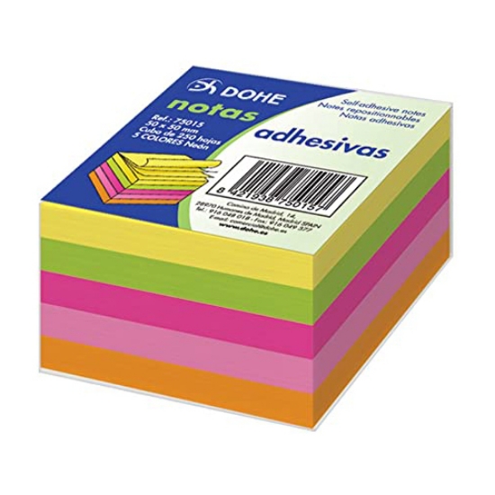 Imagem de CUBO NOTAS ADERENTES NEON 50X50 250FOLHAS