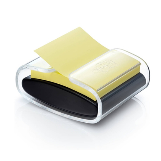 Imagem de DISPENSADOR POST-IT ZIG-ZAG 3M PRO PRETO + 1BLOCO SUPER STICKY