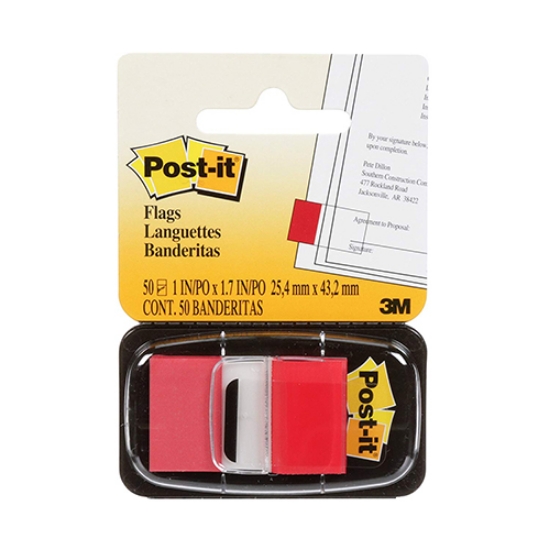 Picture of INDEX ADERENTE POST-IT 680-1 1"PLG. VERMELHO