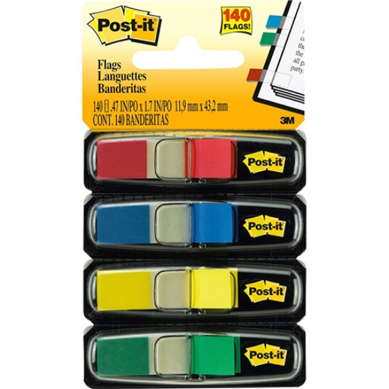Imagem de INDEX ADERENTE POST-IT 683-4 11,9X43,2 (BLISTER 4 CORES)