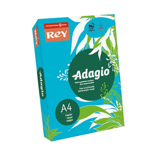 Imagem de RESMA PAPEL COLORIDO A4 80GR ADAGIO INTENSO AZUL (51)