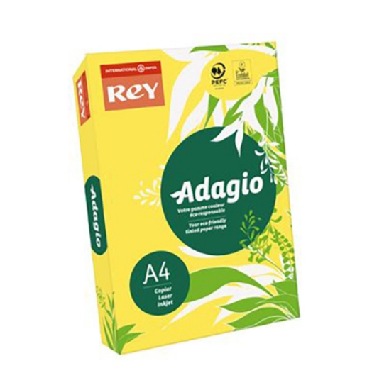 Imagem de RESMA PAPEL COLORIDO A4 80GR ADAGIO INTENSO LIMÃO (58)