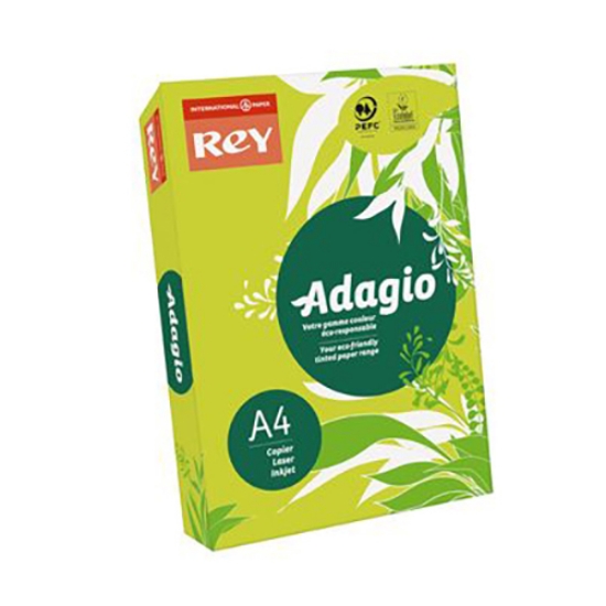 Imagem de RESMA PAPEL COLORIDO A4 80GR ADAGIO NÉON VERDE (14)