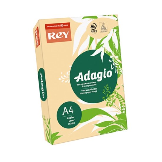 Imagem de RESMA PAPEL COLORIDO A4 80GR ADAGIO PASTEL SALMÃO (08)