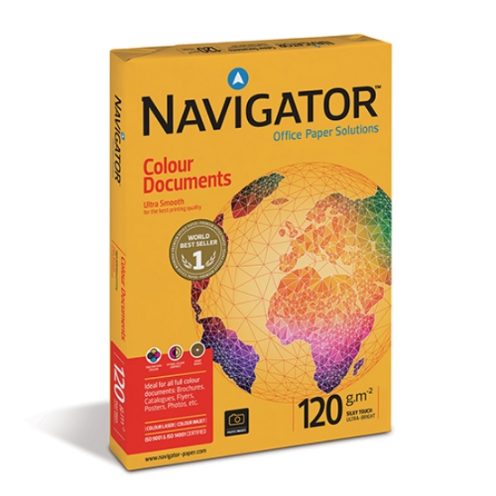 Imagem de RESMA PAPEL FOTOCÓPIA A3 120GR NAVIGATOR BRANCO