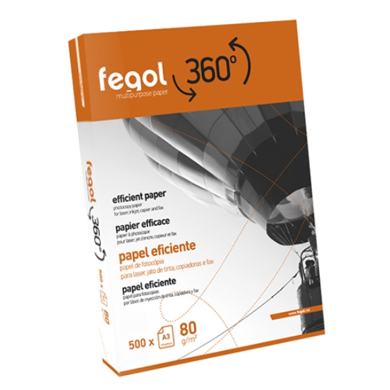 Imagem de RESMA PAPEL FOTOCÓPIA A3 80GR FEGOL 360 BRANCO