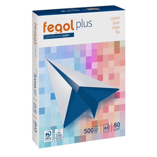 Imagem de RESMA PAPEL FOTOCÓPIA A4 80GR FEGOL PLUS BRANCO