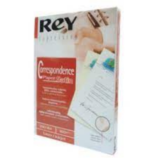 Imagem de PAPEL VEGETAL A4 100GR REY LASER/INKJET (PACK 75 FOLHAS / 5 CORES)