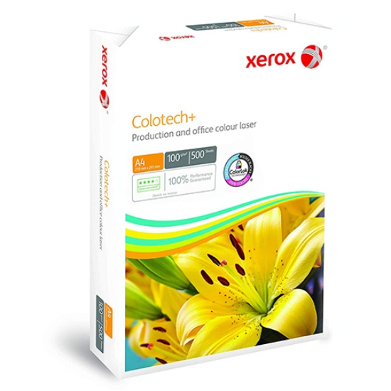 Imagem de PAPEL XEROX COLOTECH + A4 100GR 3R98842 (RESMA 500 FOLHAS)