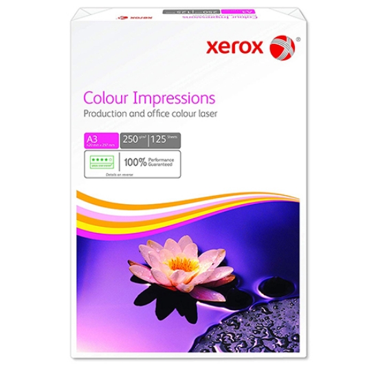 Imagem de PAPEL XEROX COLOUR IMPRESSIONS A3 250GR 3R97671 (PACK 125 FOLHAS)