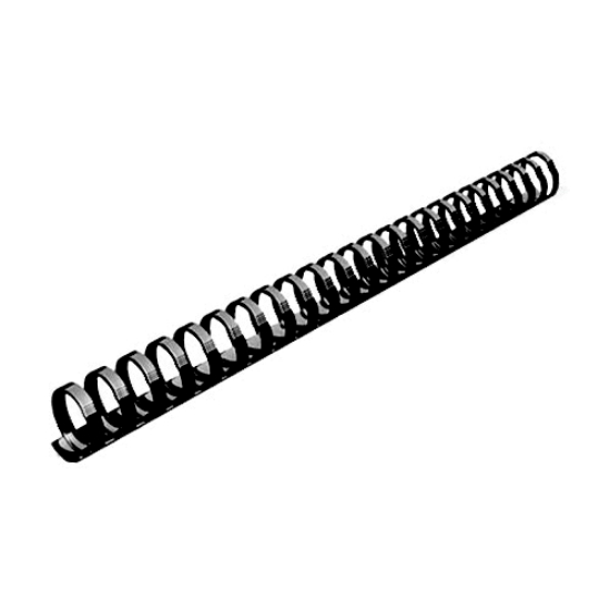 Imagem de ARG. ESPIRAL PLASTICO 28MM PRETA