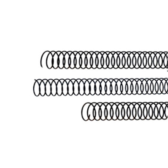 Imagem de ARGOLA ESPIRAL METAL 5.1 28MM PRETA FELLOWES (5111301)