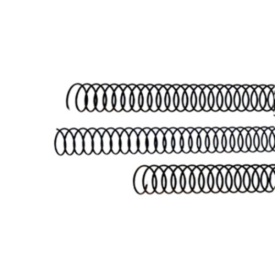 Imagem de ARGOLA ESPIRAL METAL 5.1 26MM PRETA FELLOWES 5111101