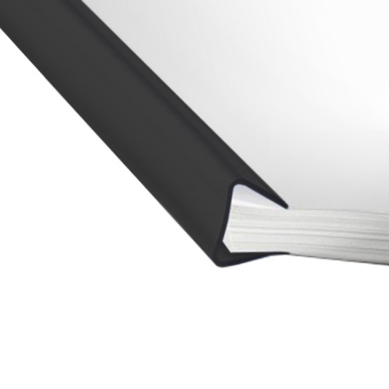 Imagem de BAGUETE DE PLASTICO A4 6MM DURABLE PRETO 2901-01