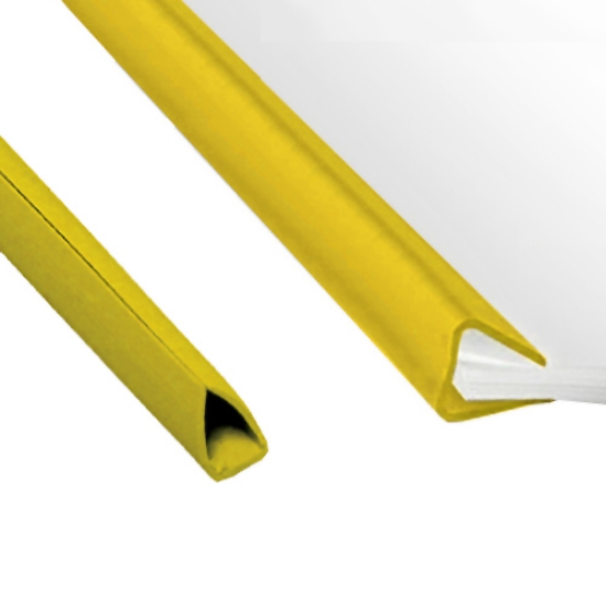 Imagem de BAGUETE DE PLASTICO A4 15MM AMARELA