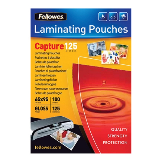 Imagem de BOLSA PLASTIFICAR 65X95MM 125MIC FELLOWES (5306702)