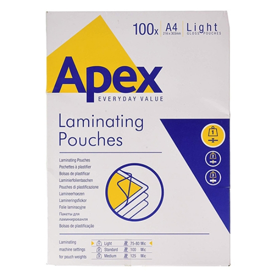 Imagem de BOLSA PLASTIFICAR A4 216X303MM 80MIC STANDARD (6003201)