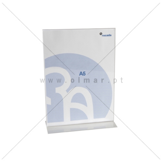 Imagem de PORTA-FOLHETOS DE BALCAO A5 EM "T" 2F TRANSP. RD-3804/47901