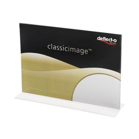 Imagem de PORTA-FOLHETOS DE BALCAO A6 EM "T" 2F HORIZ. (11206TP)