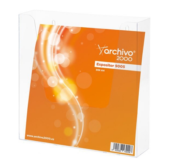 Imagem de PORTA-FOLHETOS DE PAREDE A4 EM "U" VERTICAL DEFLECT-O (9005)