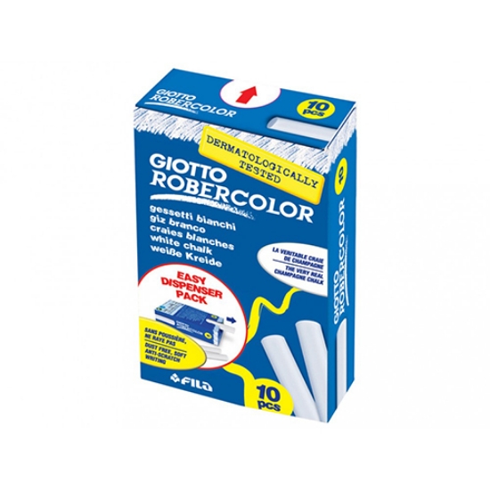 Imagem de PAUS GIZ BRANCO ROBERCOLOR F538700 (CAIXA 10)